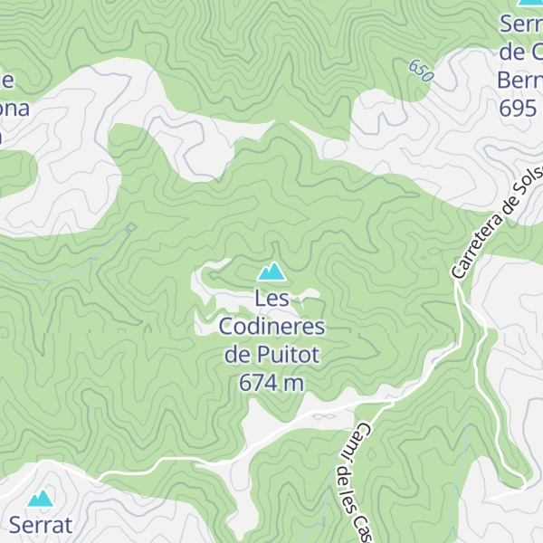 Map of Les Codineres de Puitot