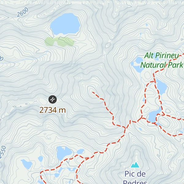 Map of Pic de Baborte