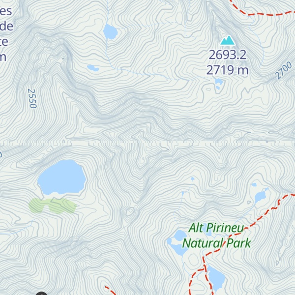 Map of Pic dels Estanys