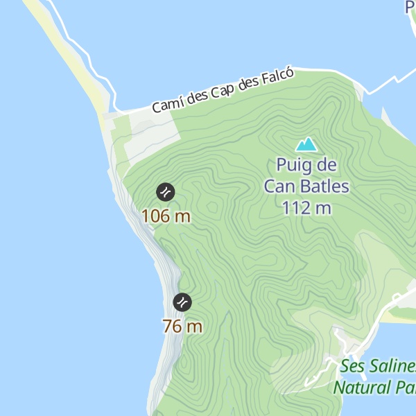 Map of Puig Falcó