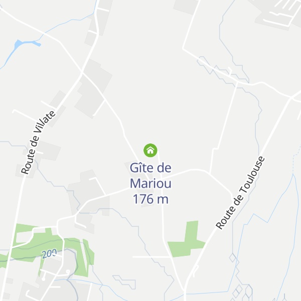 Map of Gîte de Mariou