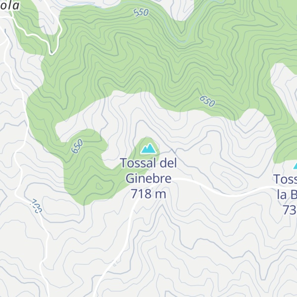 Map of Tossal del Ginebre