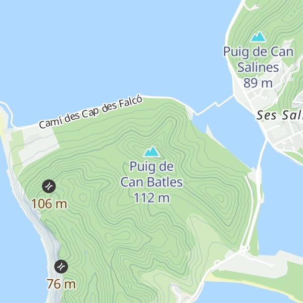Map of Puig de Can Batles