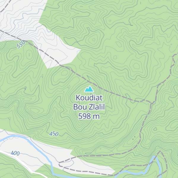 Map of Koudiat Bou Zlalil