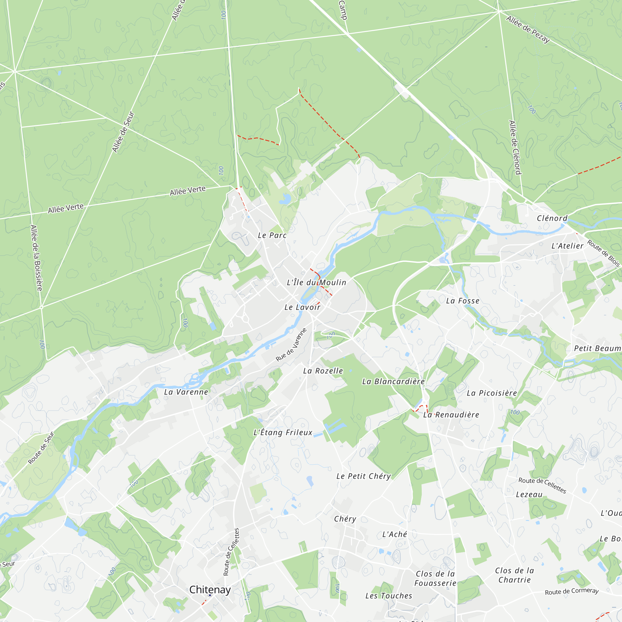 Relais d'Information Touristique de Cellettes map