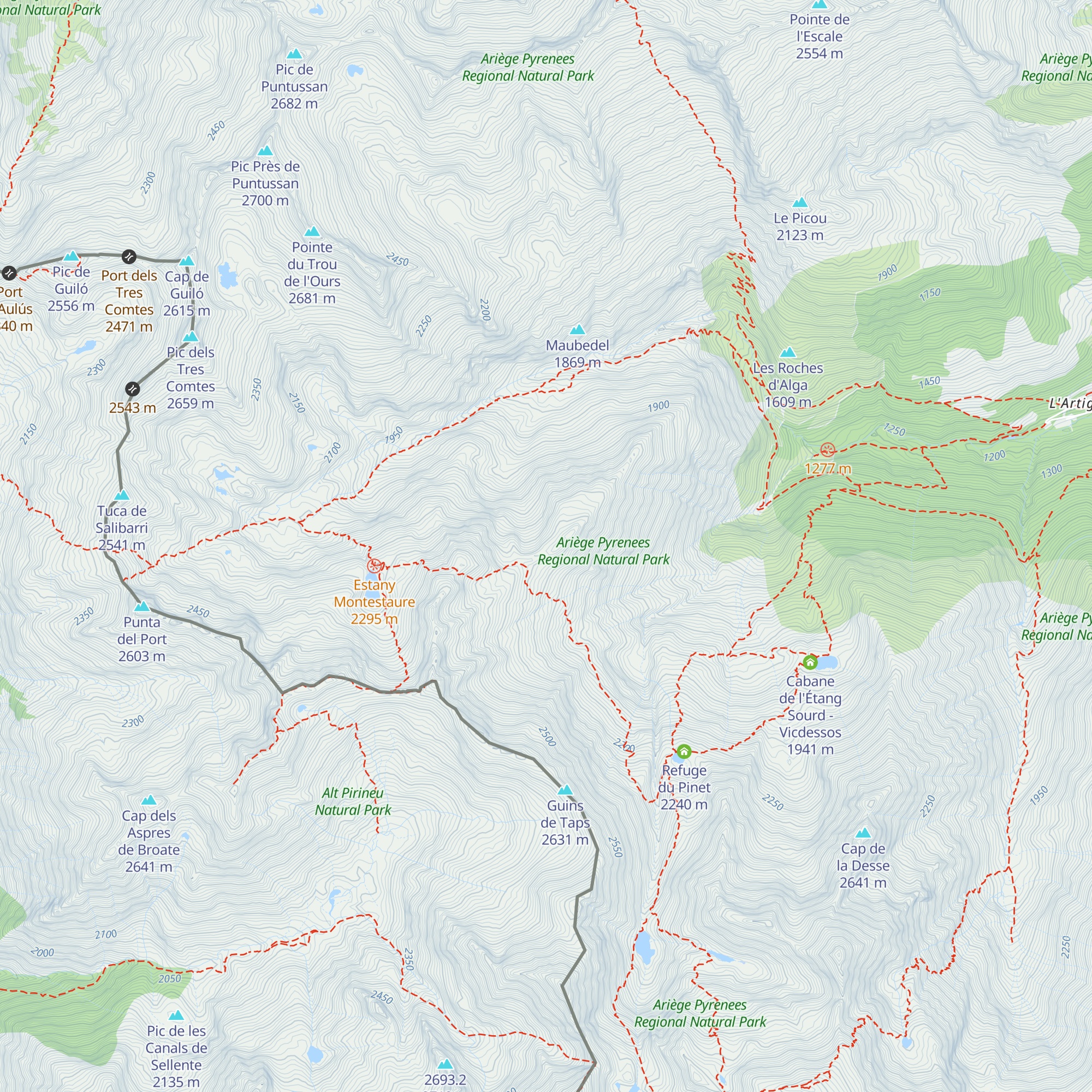 Cabane Pastorale map