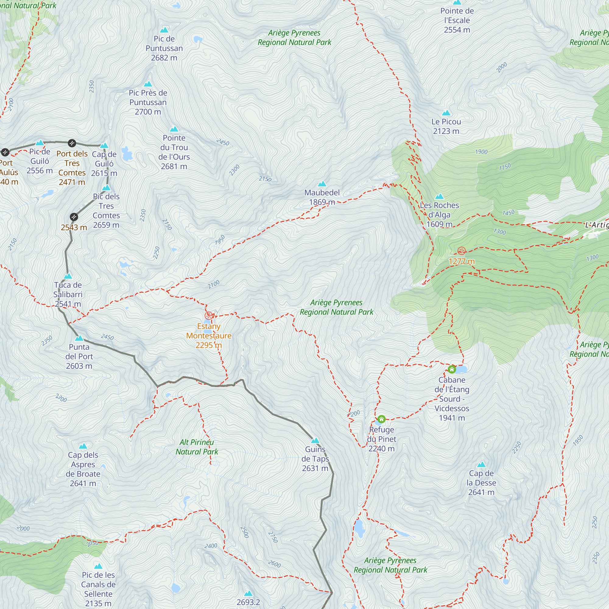 Cabane Pastorale map