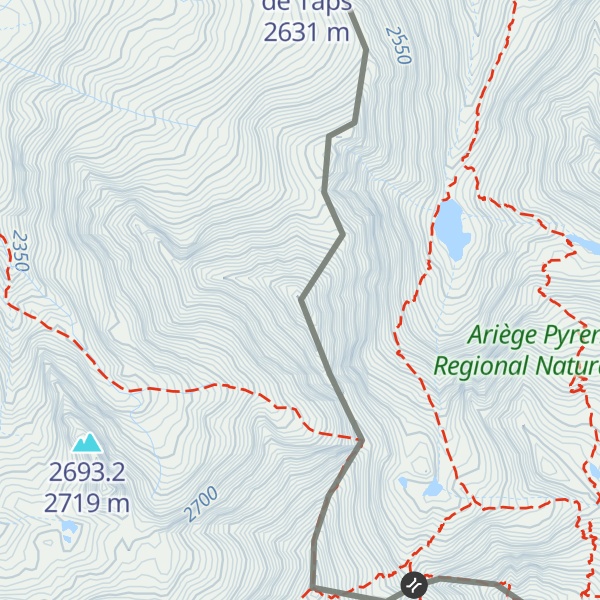 Map of Guins de l'Ase