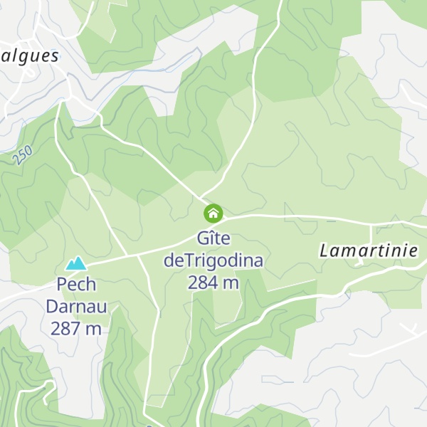 Map of Gîte deTrigodina