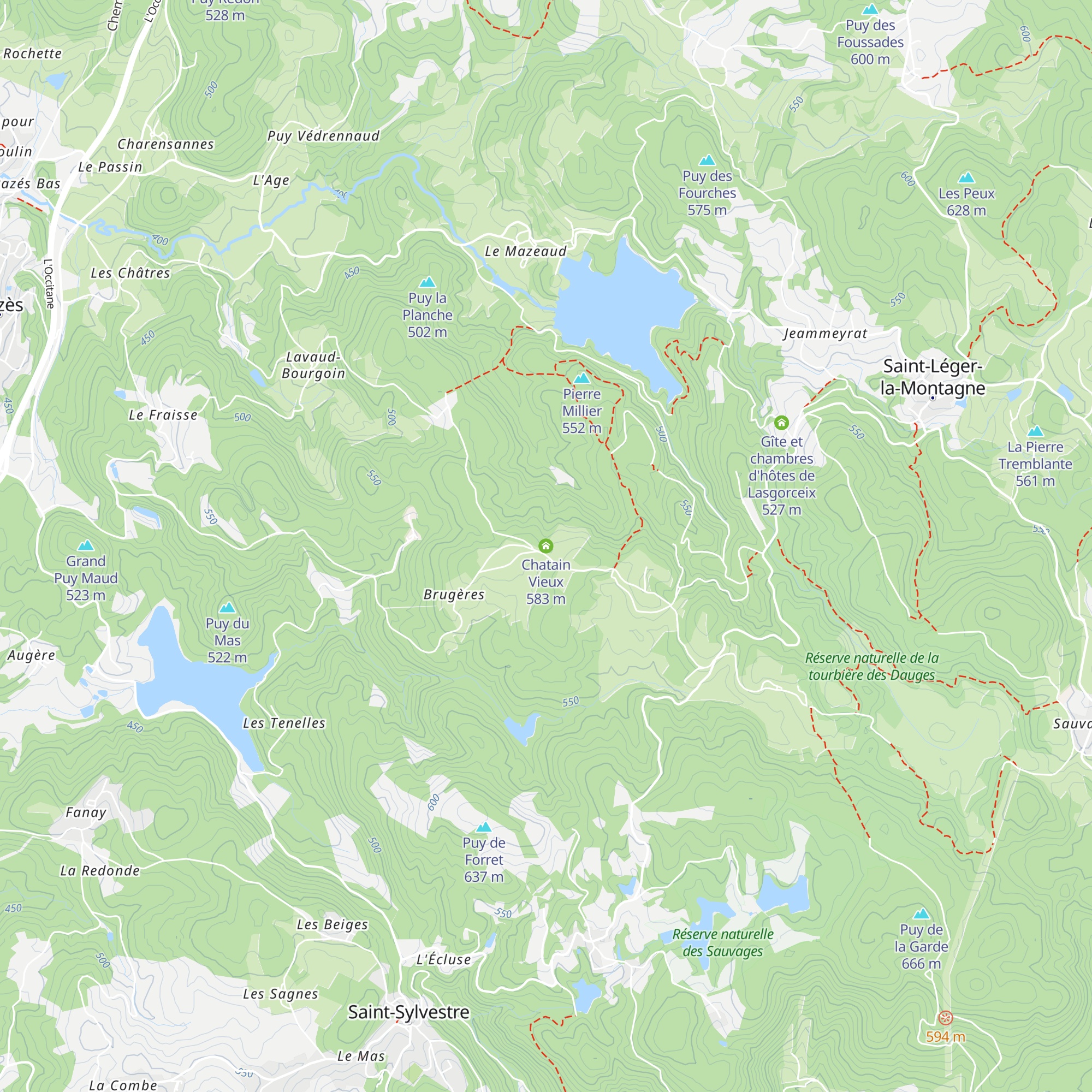 Chatain Vieux map