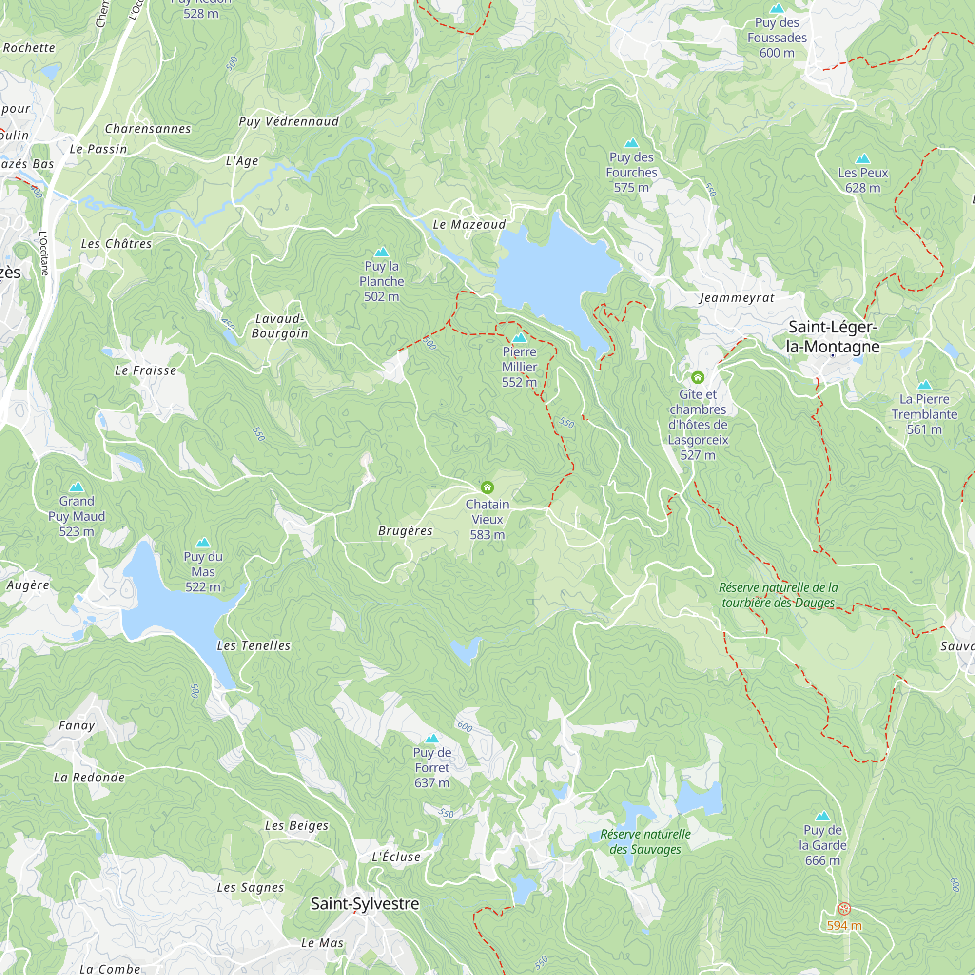 Chatain Vieux map