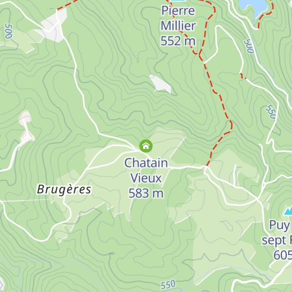 Map of Chatain Vieux
