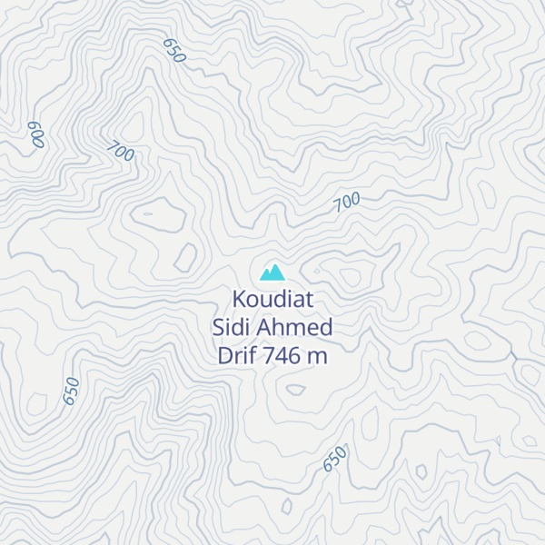 Map of Koudiat Sidi Ahmed Drif