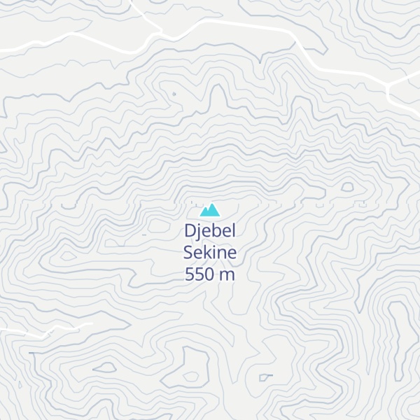 Map of Djebel Sekine