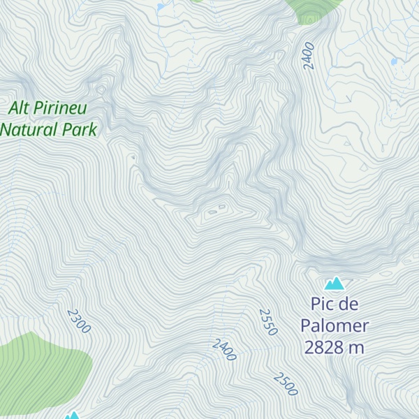 Map of Pic de Gerri