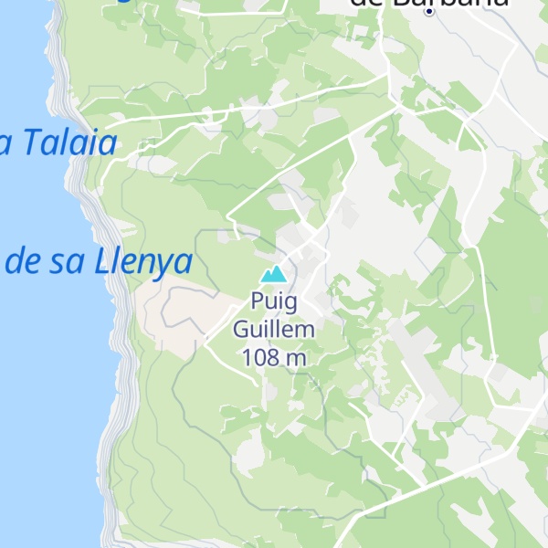 Map of Puig Guillem