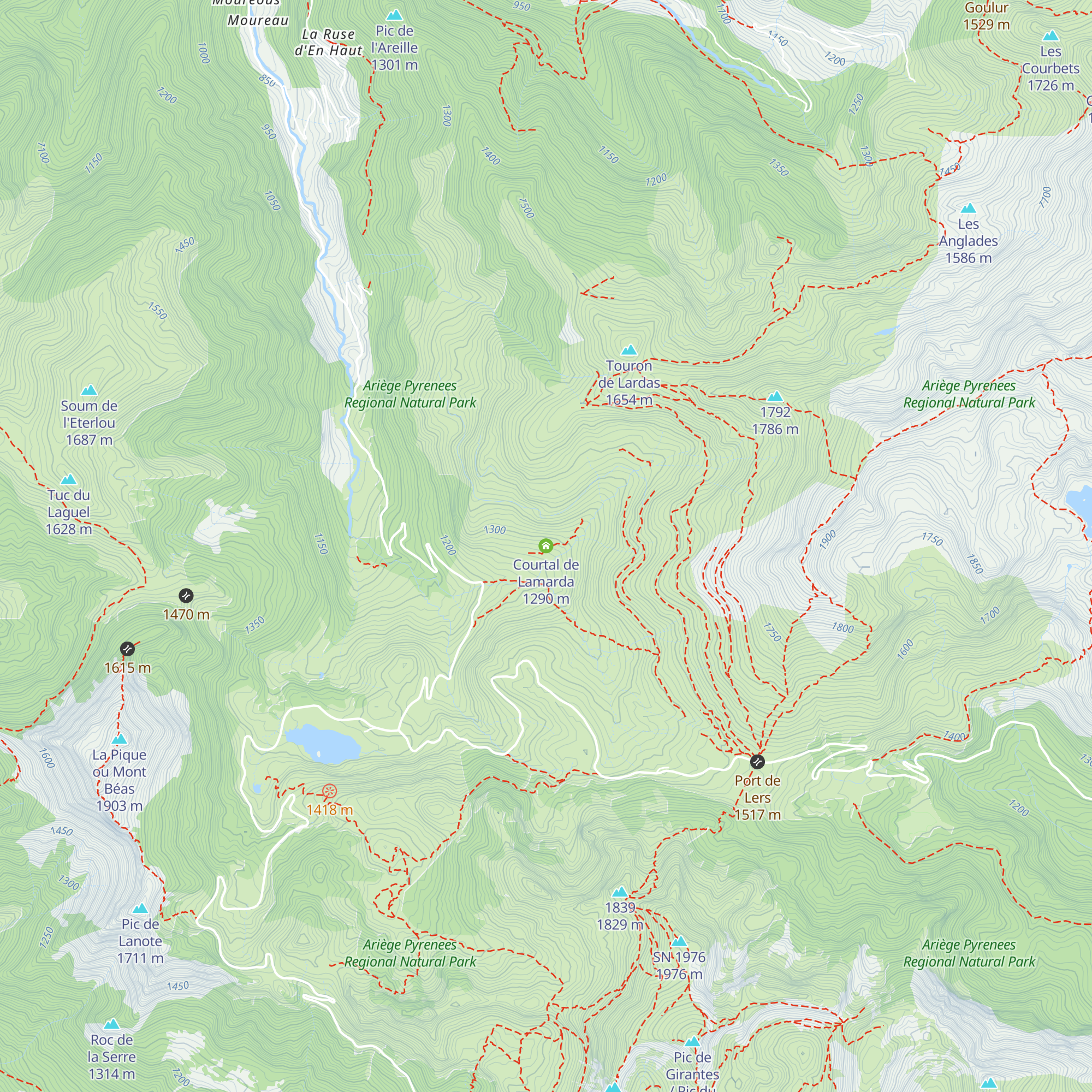 Courtal de Lamarda map