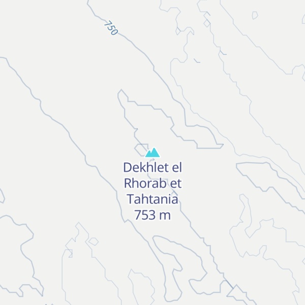 Map of Dekhlet el Rhorab et Tahtania