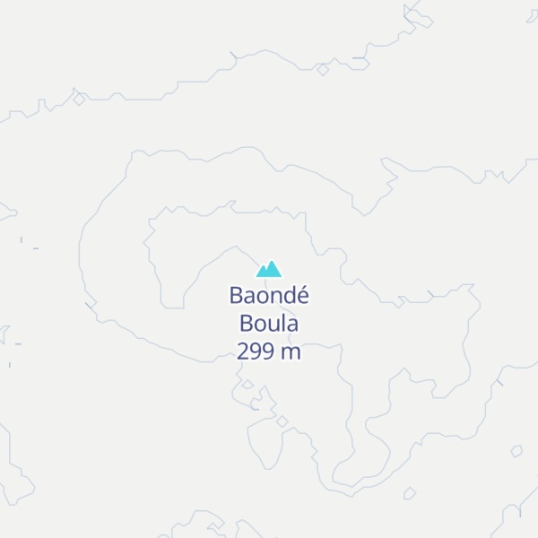 Map of Baondé Boula