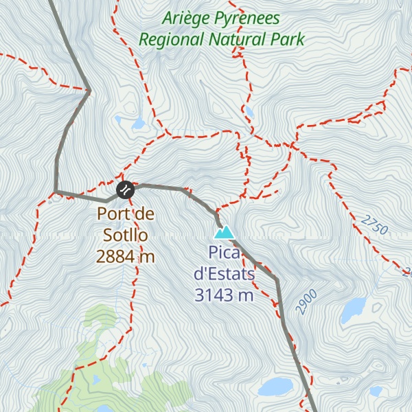 Map of Pic Verdaguer