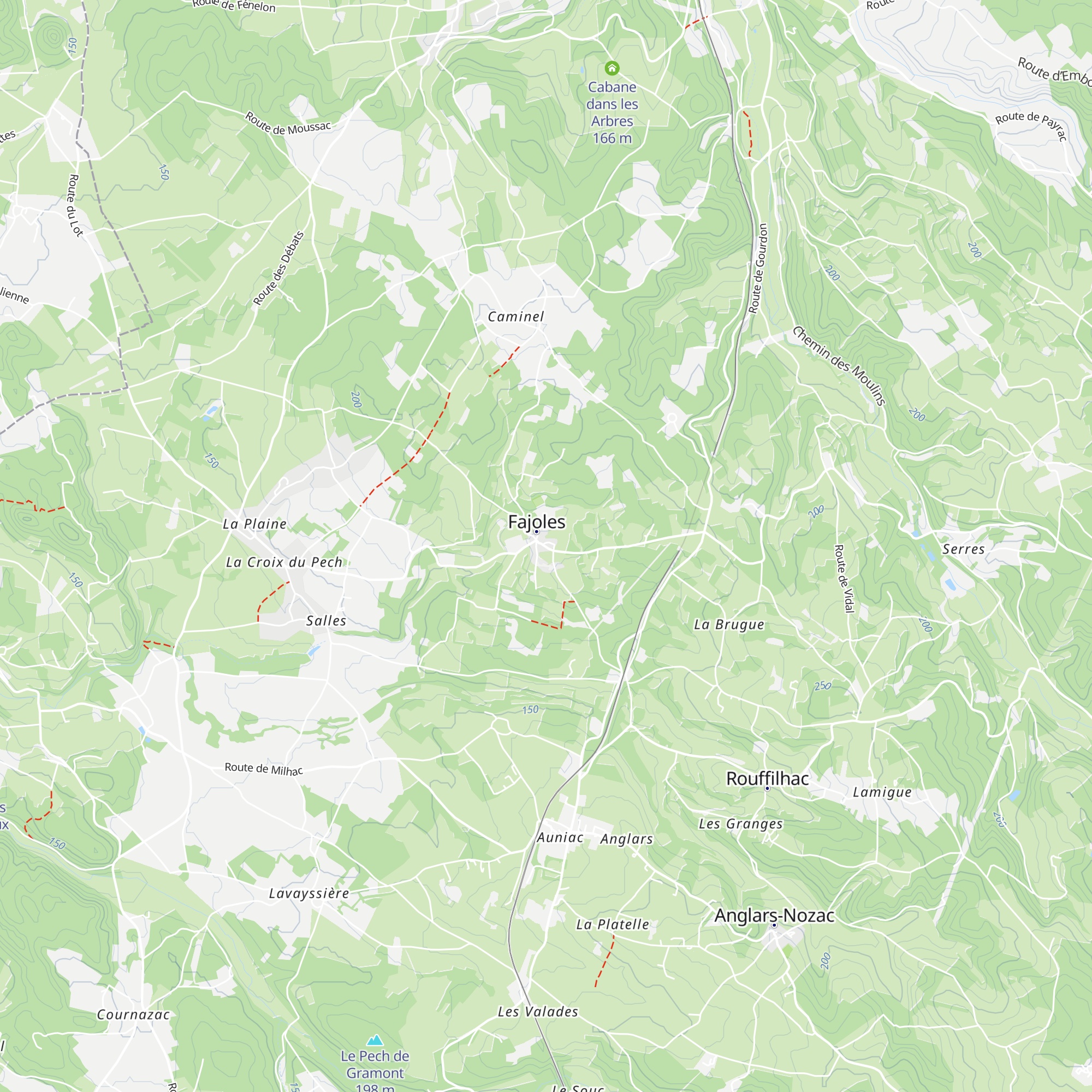Gîte des Vergnes map