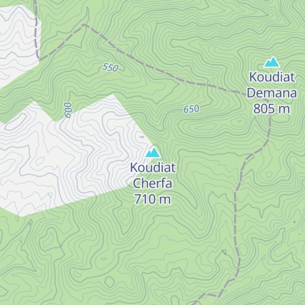 Map of Koudiat Cherfa