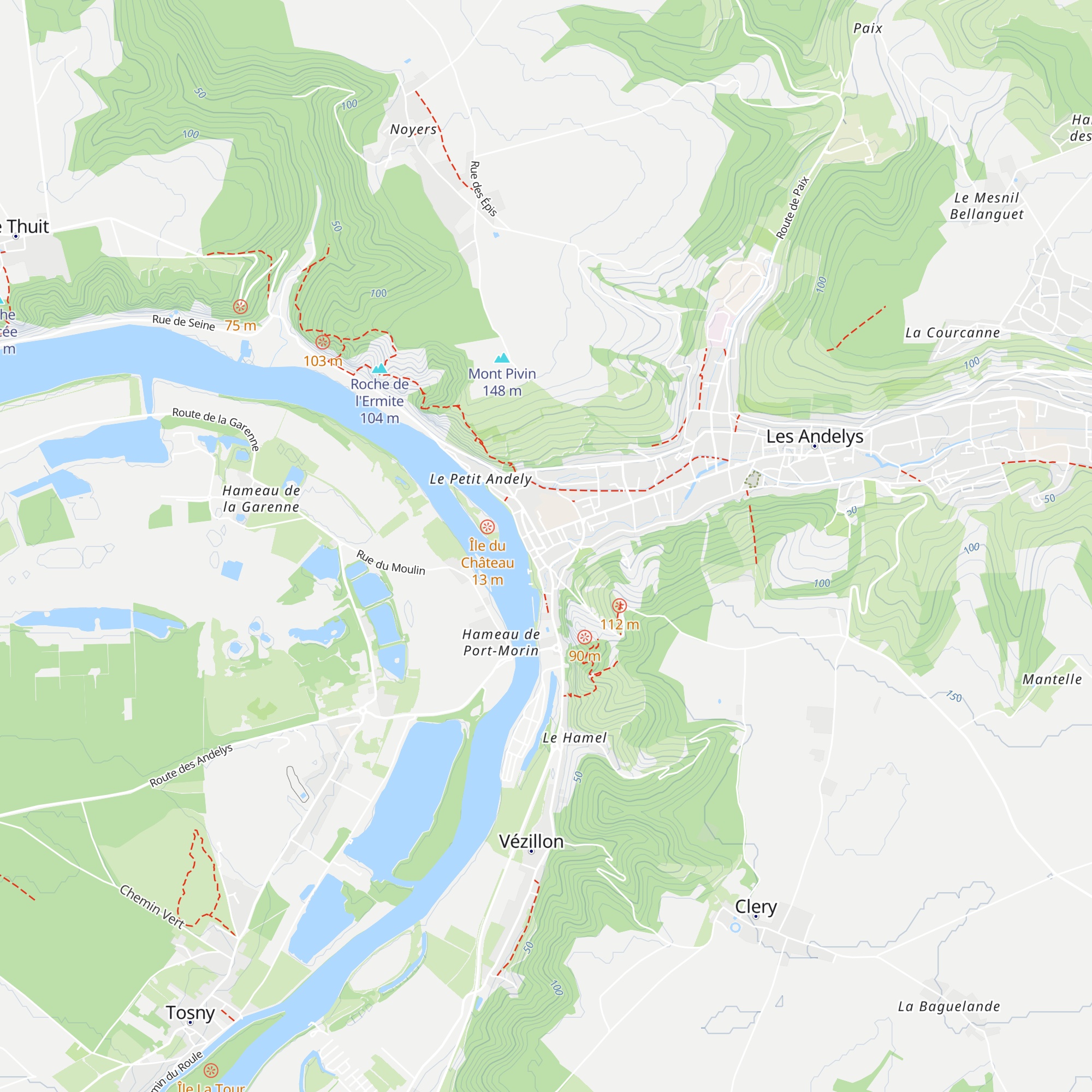 Gîte d'Ètape Saint-Sauveur map