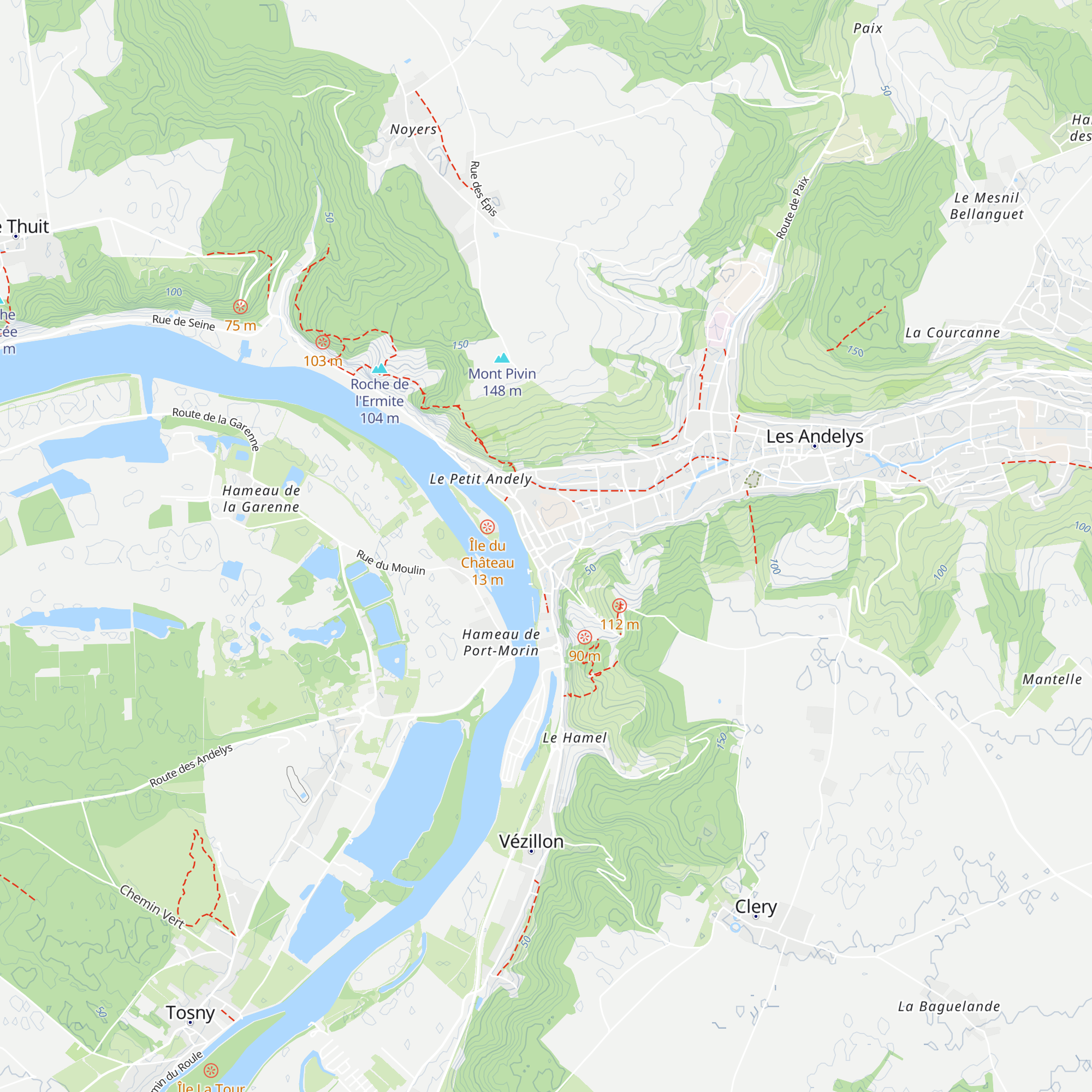Gîte d'Ètape Saint-Sauveur map