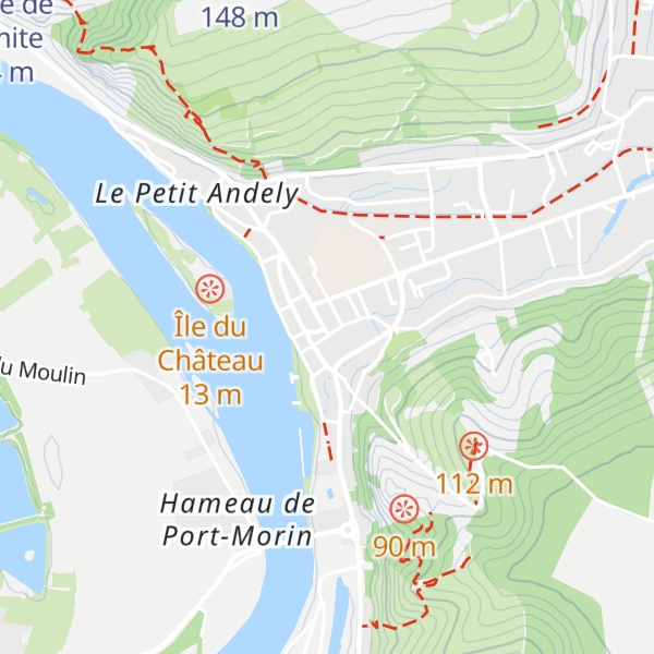Map of Gîte d'Ètape Saint-Sauveur