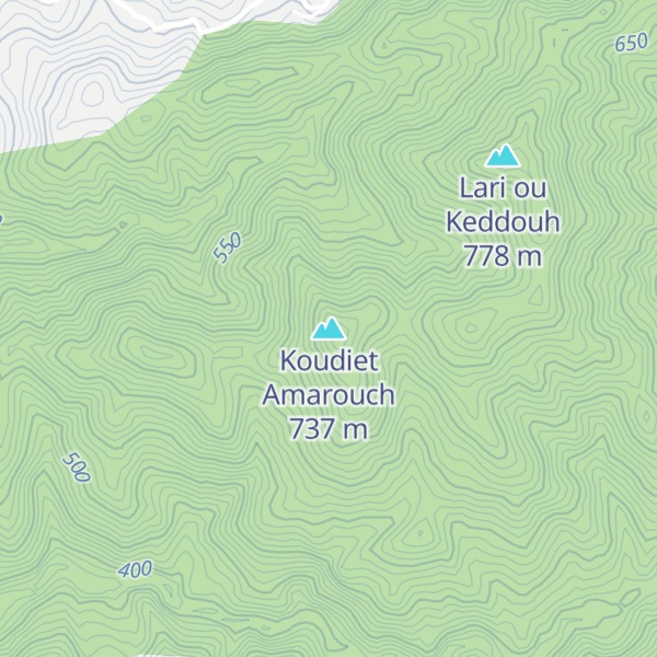 Map of Koudiet Amarouch