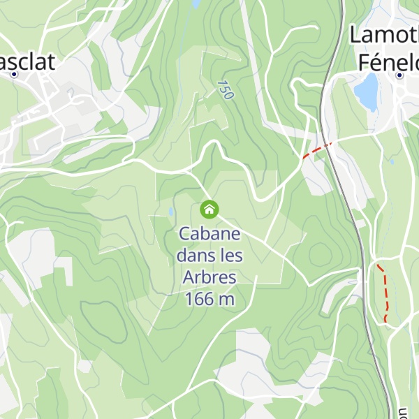 Map of Cabane dans les Arbres