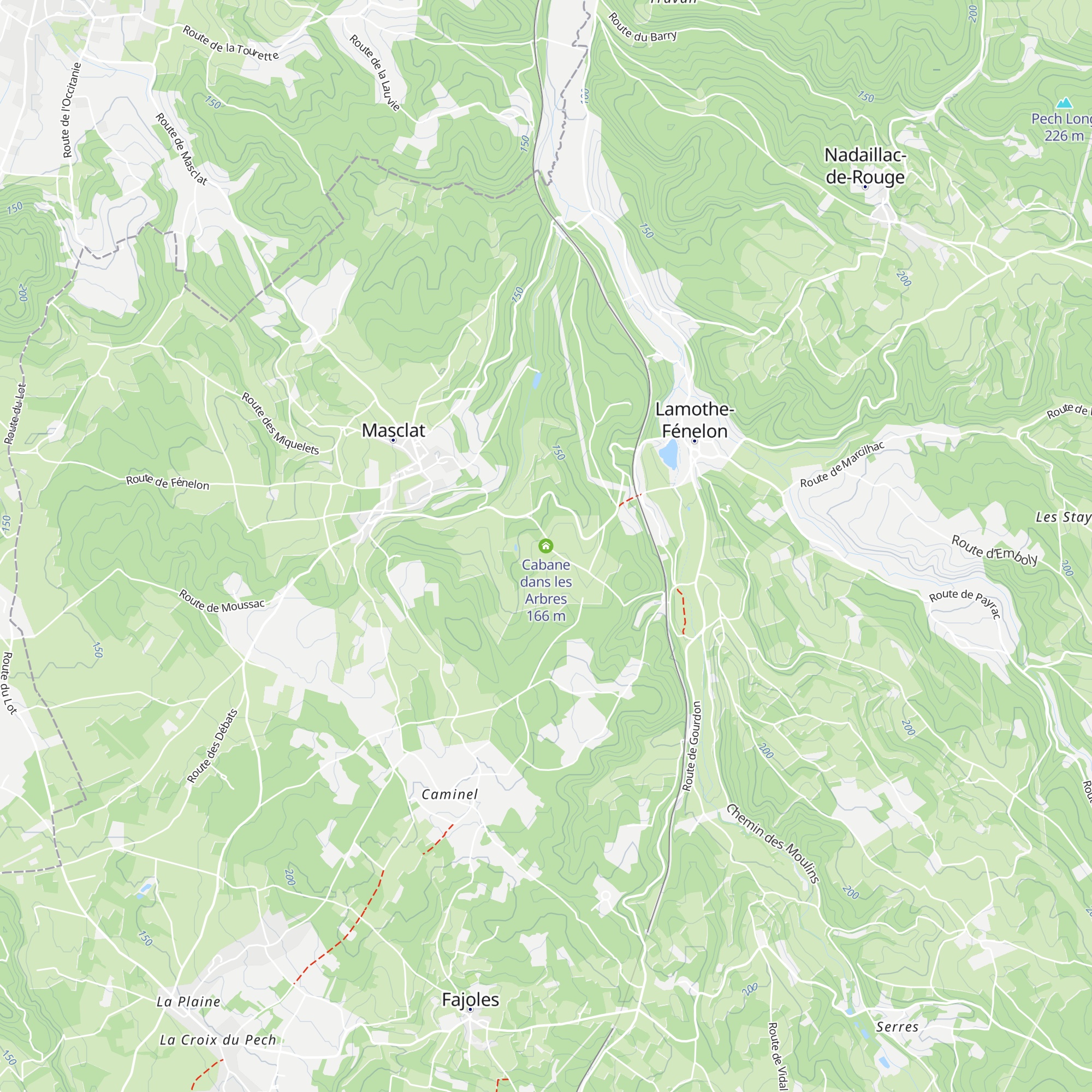 Cabane dans les Arbres map