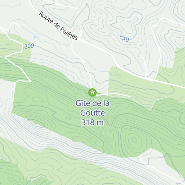 Map of Gîte de la Goutte