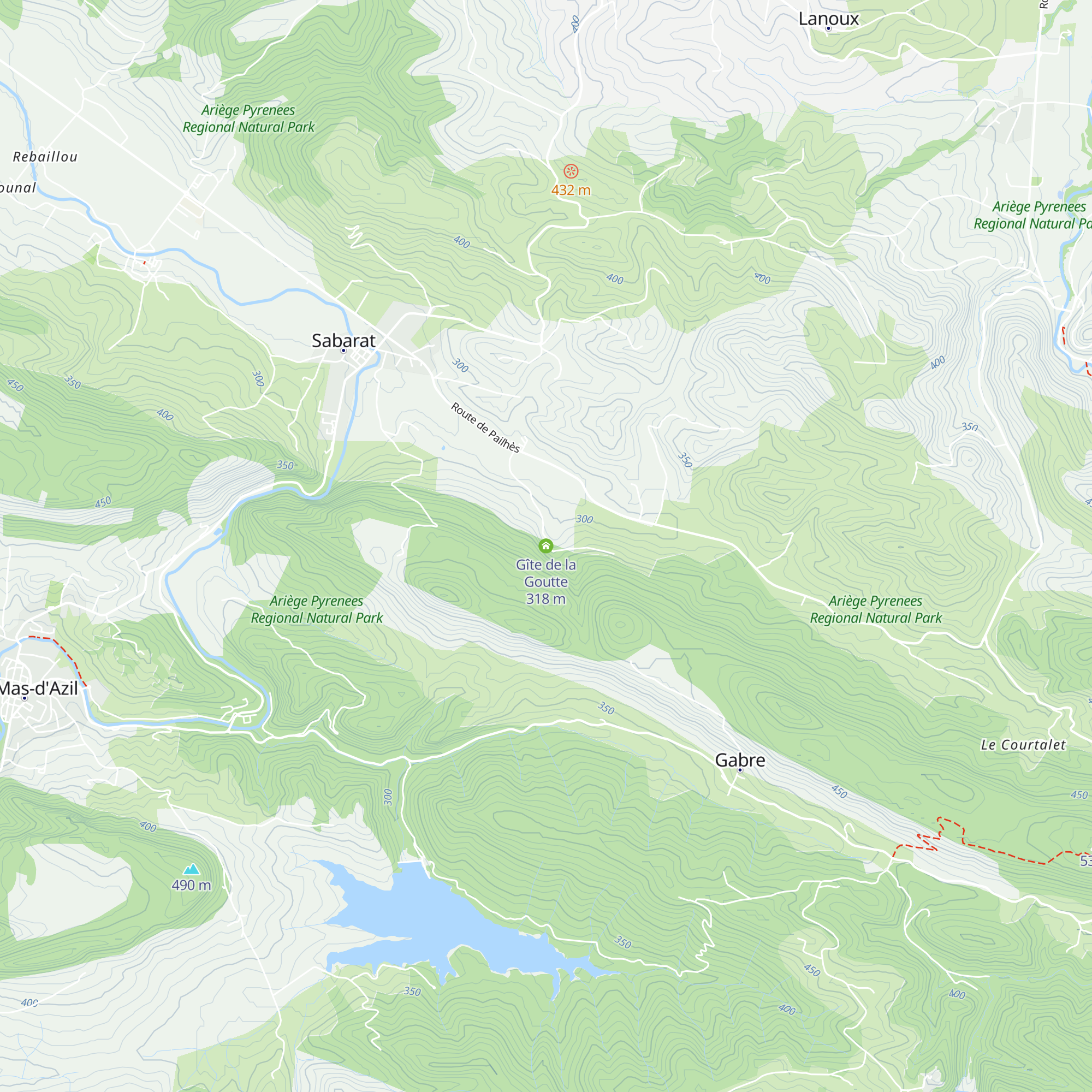Gîte de la Goutte map