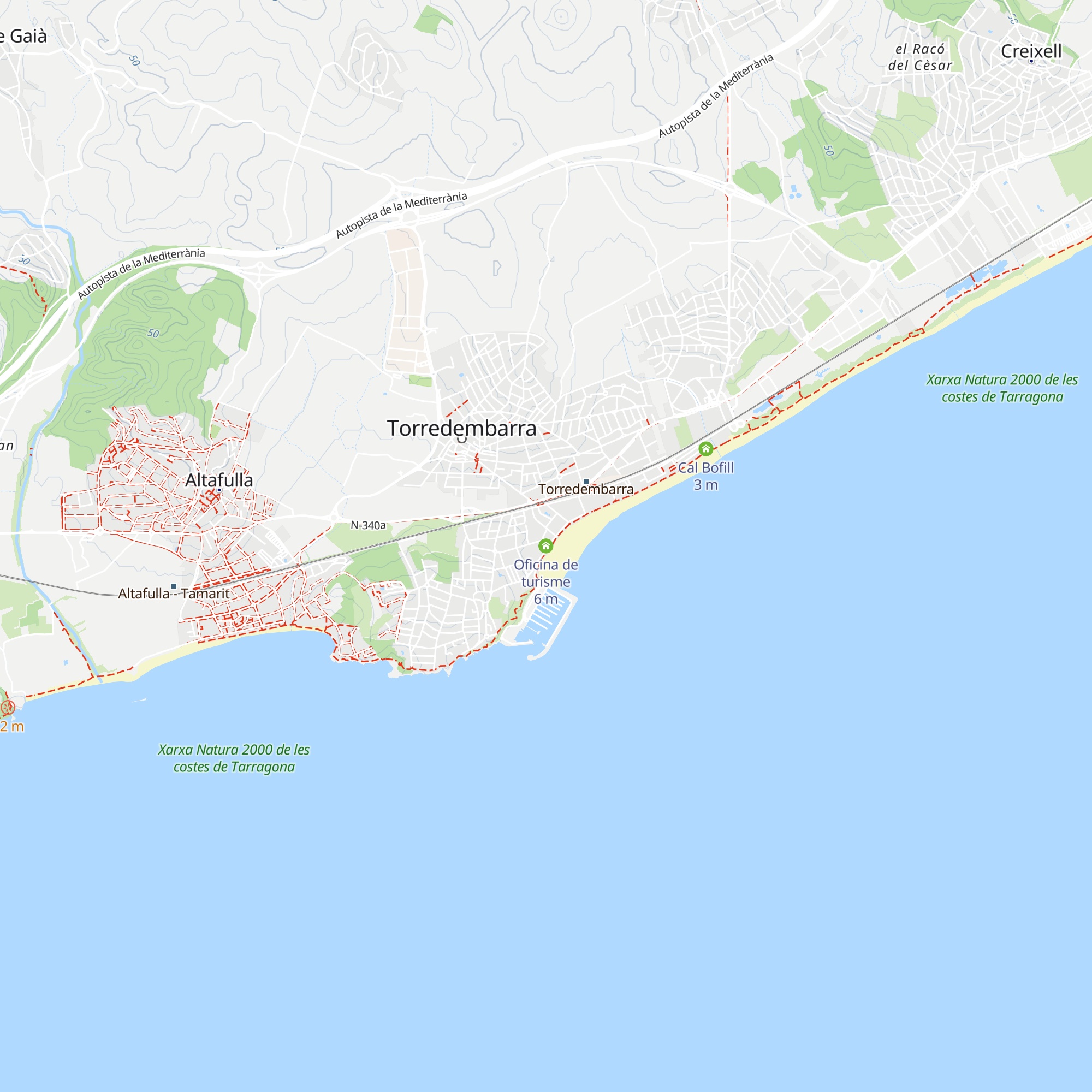 Oficina de turisme map