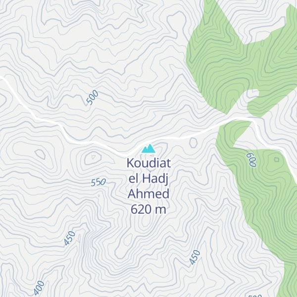 Map of Koudiat el Hadj Ahmed