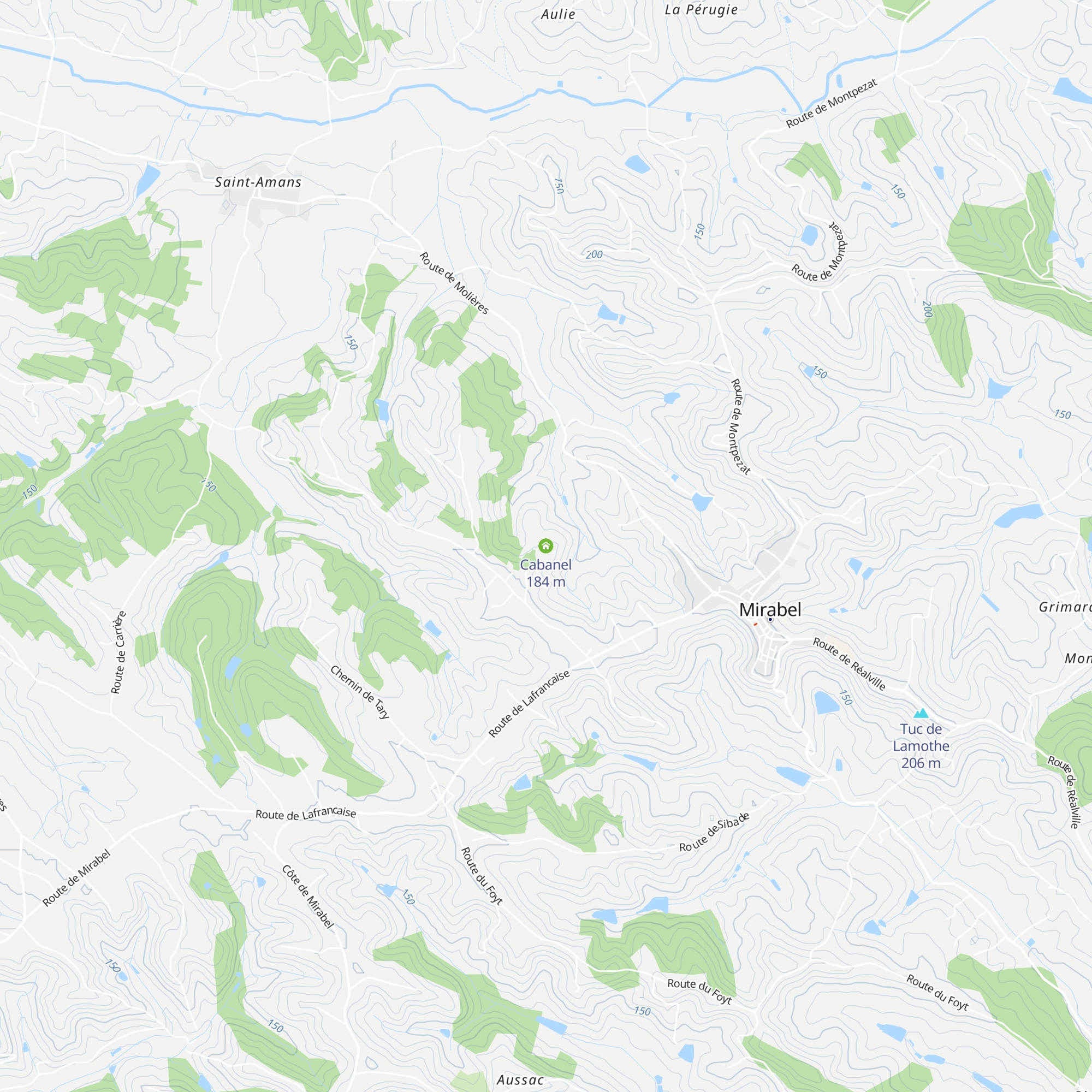 Cabanel map