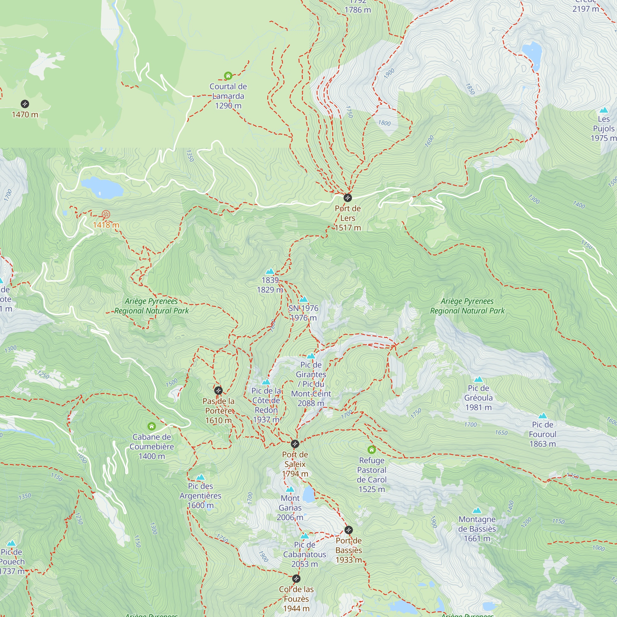 Cabane pastorale map