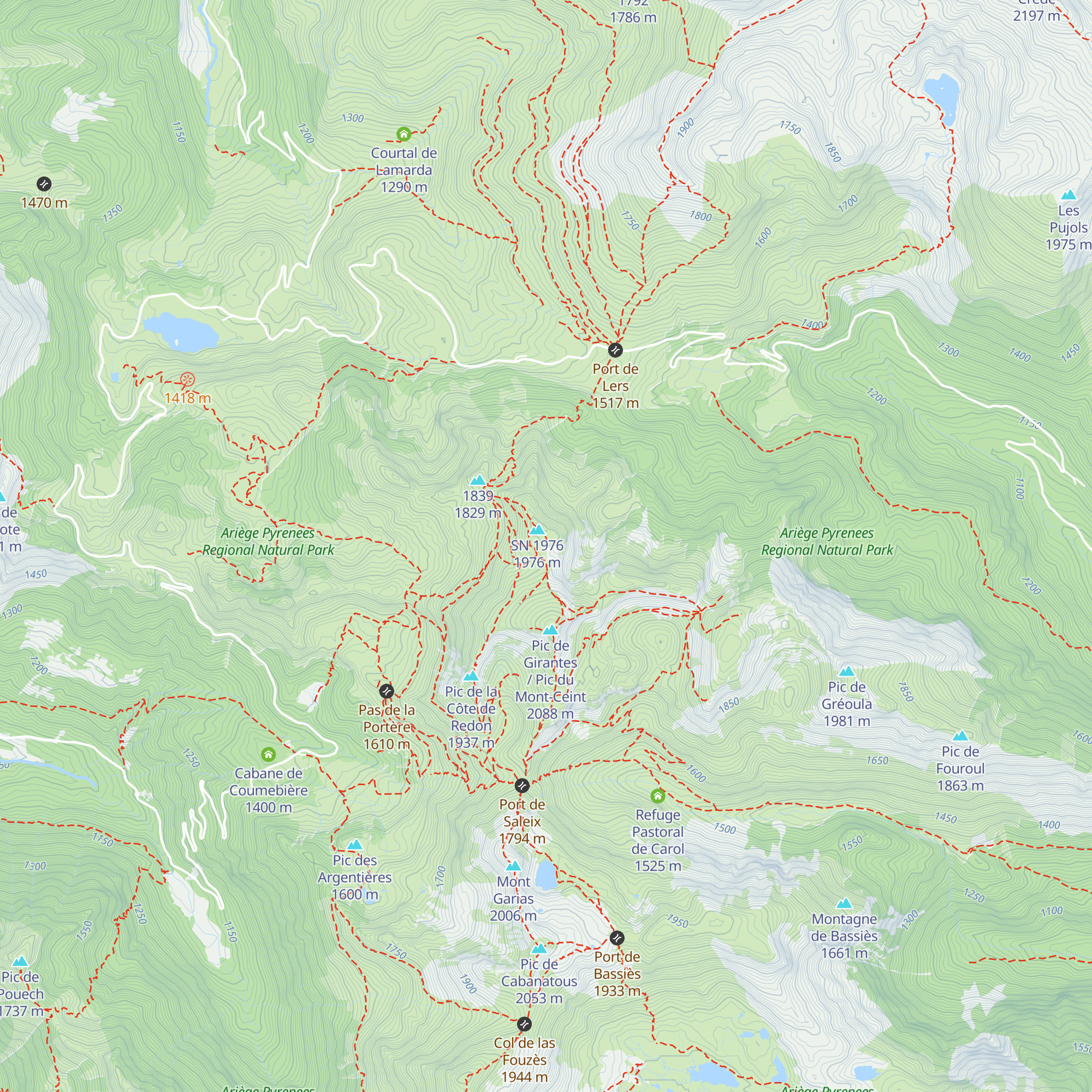 Cabane pastorale map