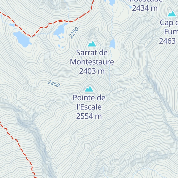 Map of Pointe de l'Escale