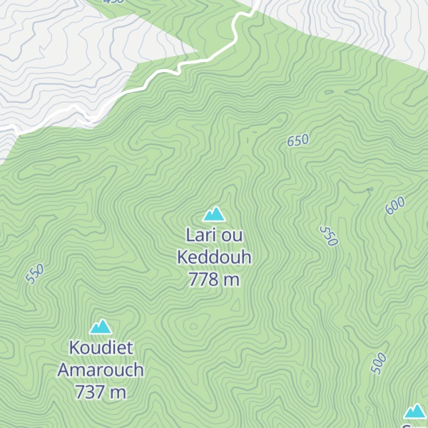Map of Lari ou Keddouh