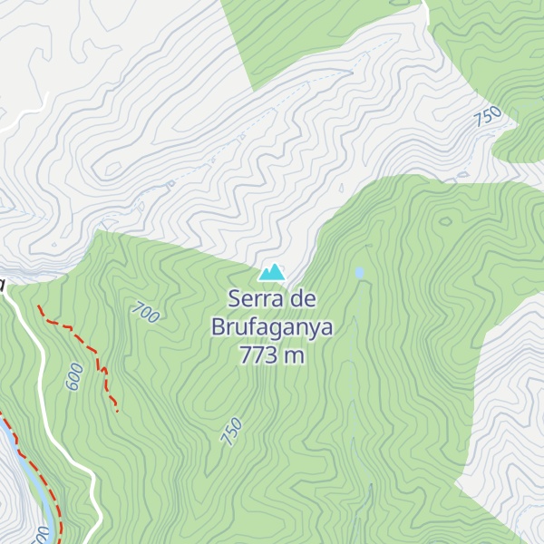 Map of Serra de Brufaganya