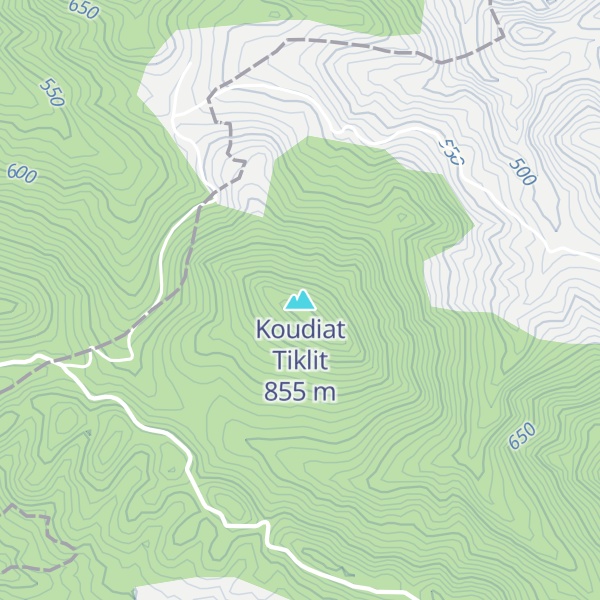 Map of Koudiat Tiklit