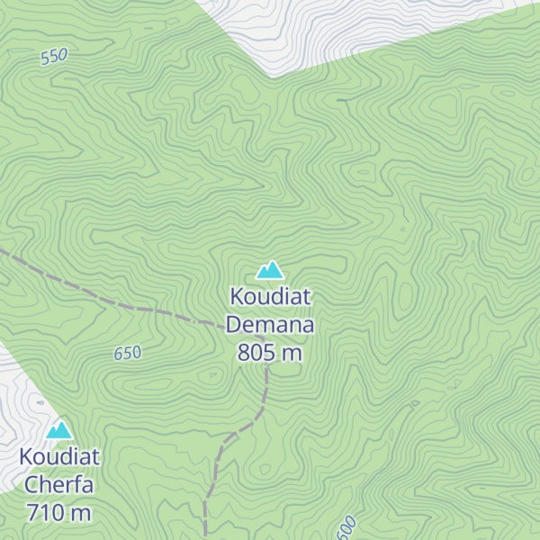 Map of Koudiat Demana