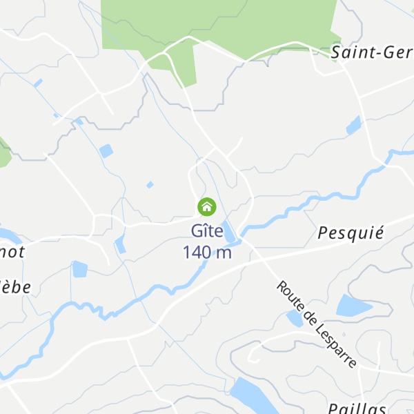 Map of Gîte