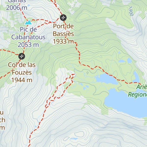 Map of Refuge de Bassiès