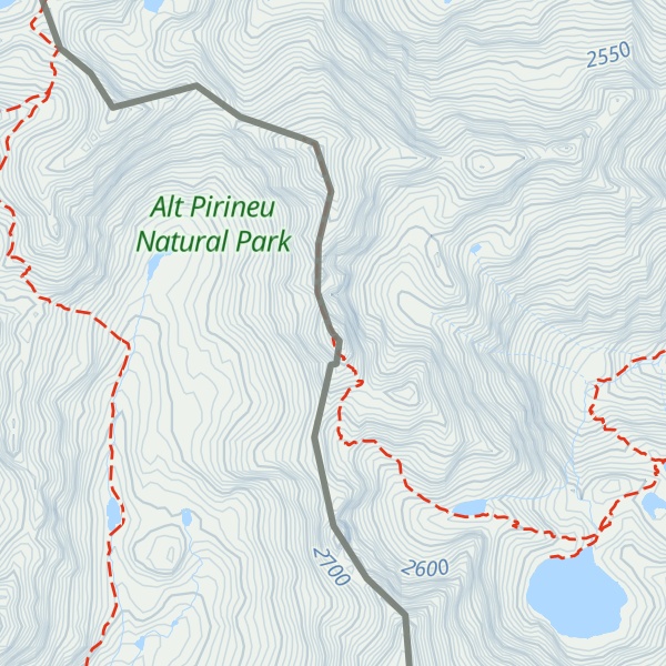 Map of Pic de la Galdelha