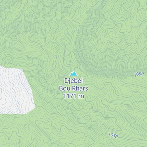 Map of Djebel Bou Rhars