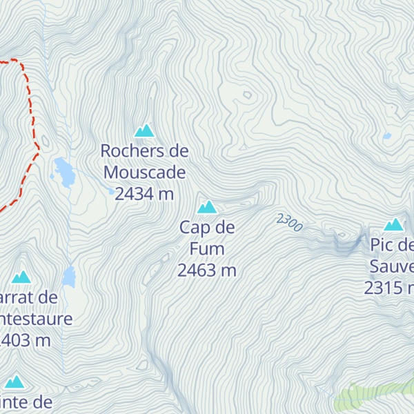 Map of Cap de Fum