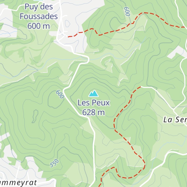Map of Les Peux